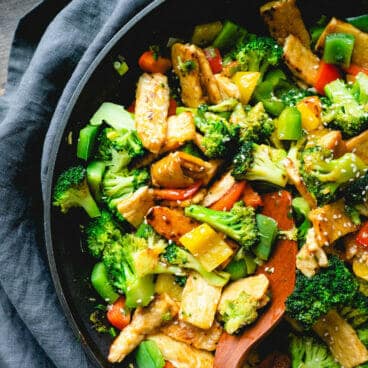 Best stir fry vegetables | Teriyaki vegetables | Tempeh stir fry