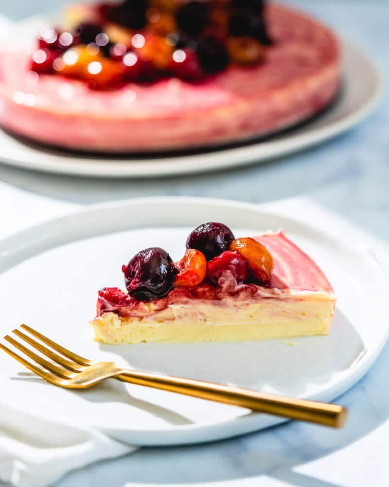 Crustless cheesecake recipe