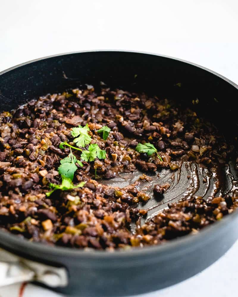 Cuban style black beans