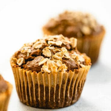 Banana bread muffins | Healthy banana muffins