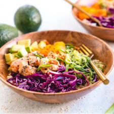 Vibrant Salmon Poke Bowl-image