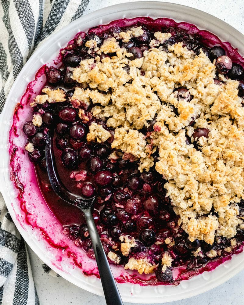 Easy Blueberry Crisp