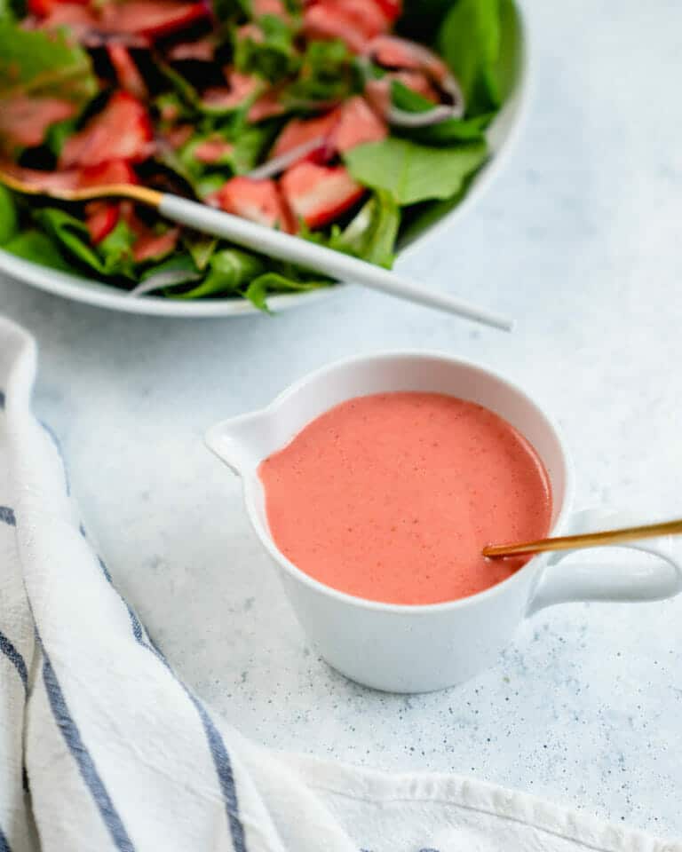 Strawberry Vinaigrette (5 Minute Salad Dressing!) A Couple Cooks