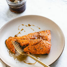 Easy Bourbon Glazed Salmon-image
