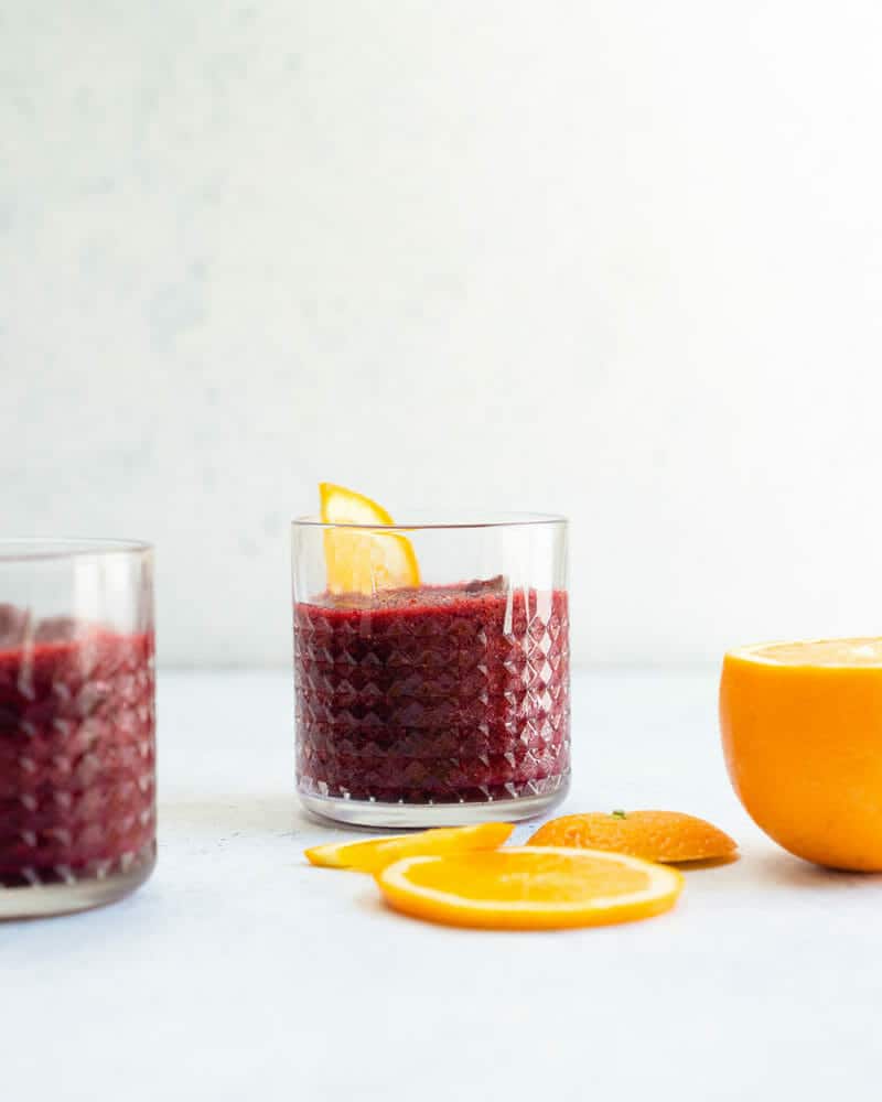 Cocktails with orange