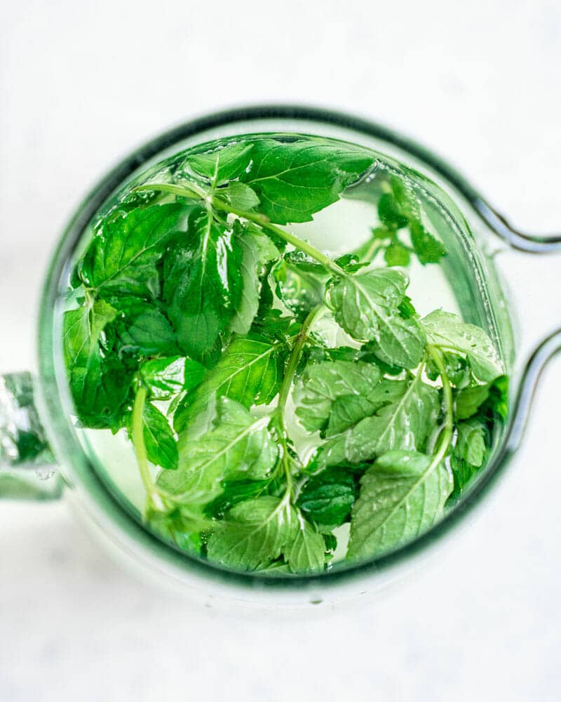Easy Mint Water Recipe A Couple Cooks