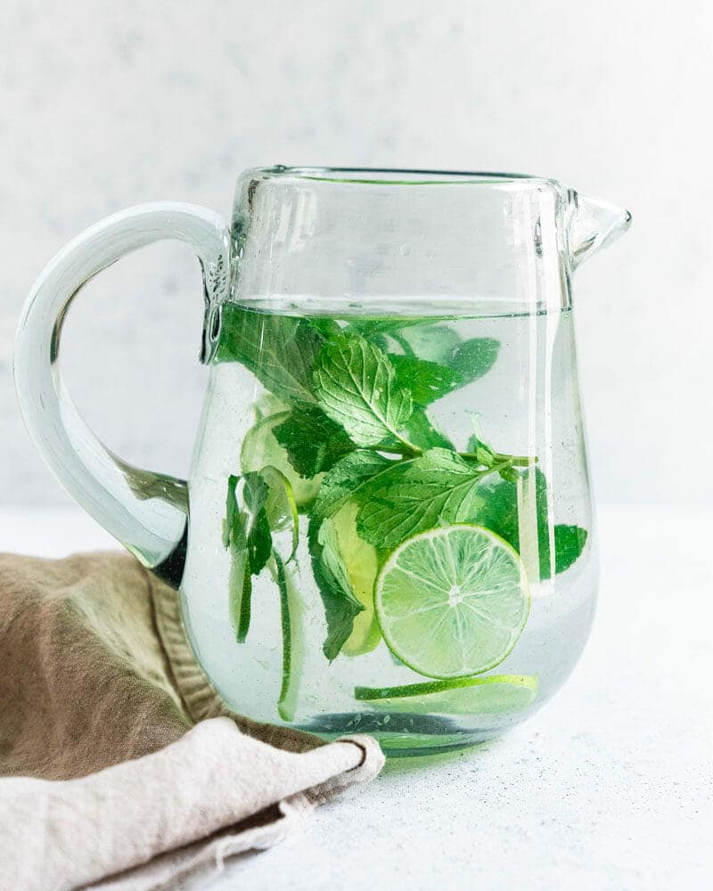 Lime water recipe with mint