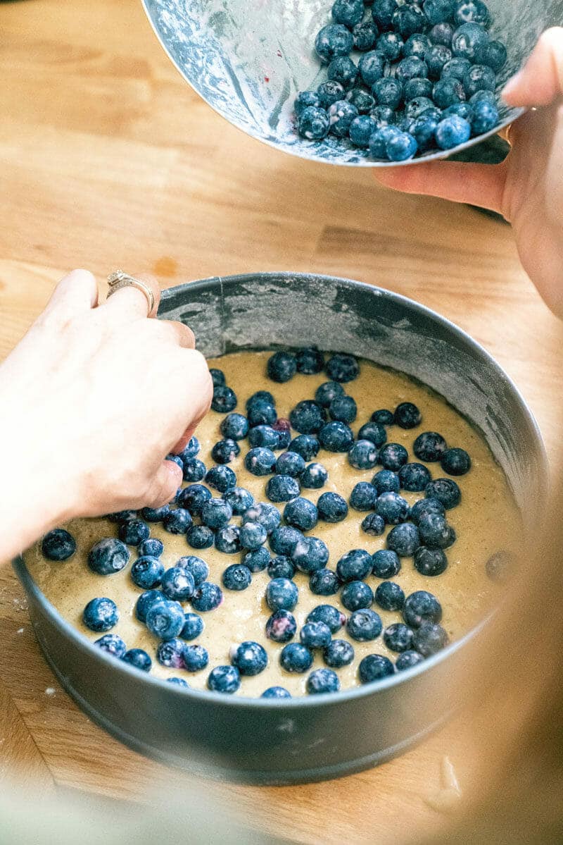 Blueberry cake