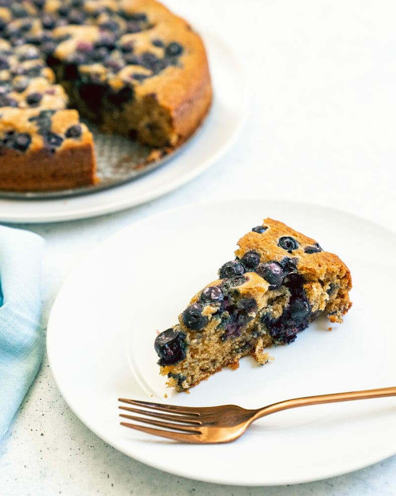 Blueberry breakfast cake