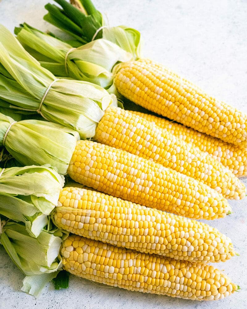 Shucked corn