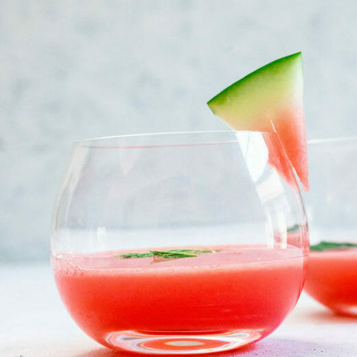 Watermelon Cocktail with Gin A Couple Cooks