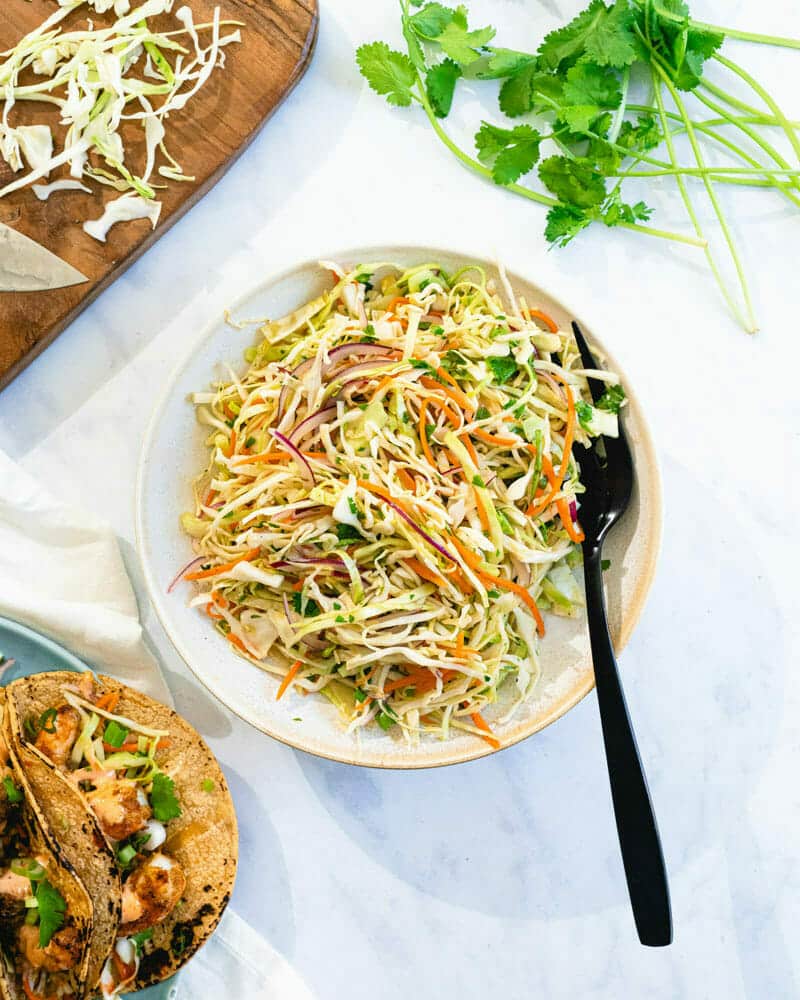 image of Mexican Coleslaw recipe by A Couple Cooks