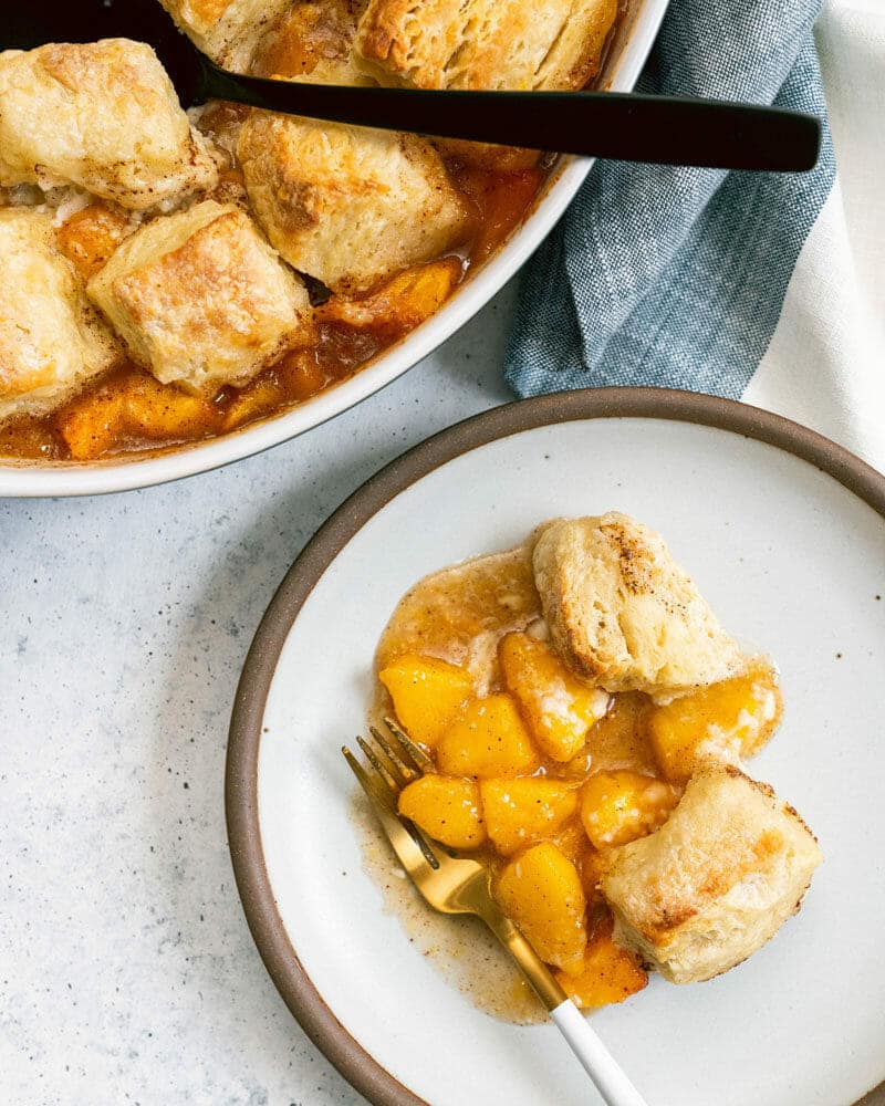 Best peach cobbler