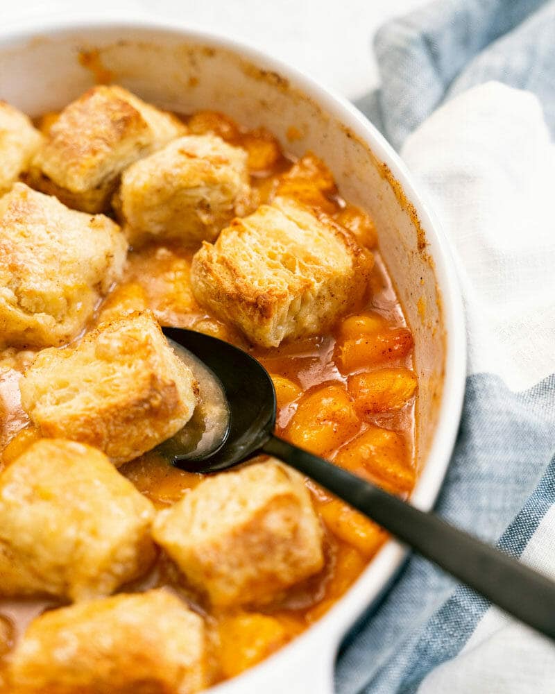 Peach cobbler