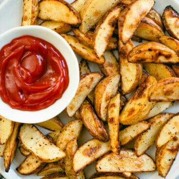 Baked potato wedges