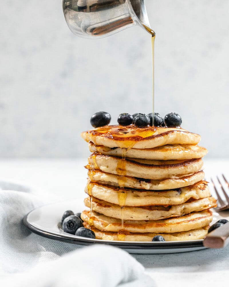 Blueberry buttermilk pancakes