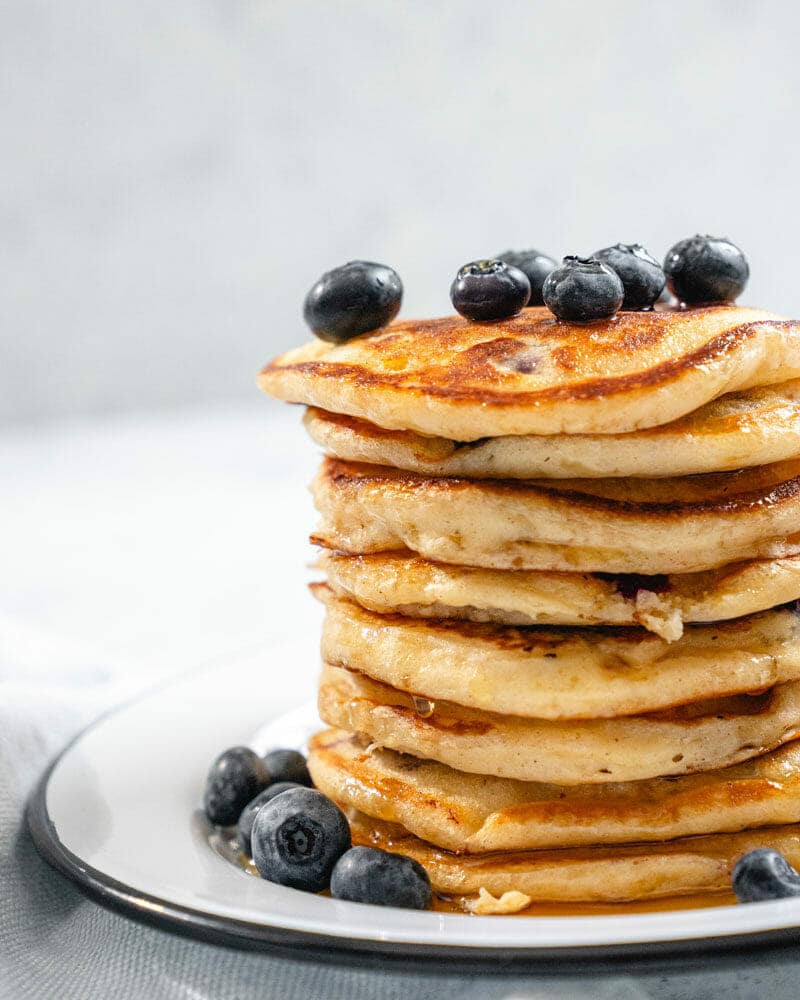 Blueberry buttermilk pancakes