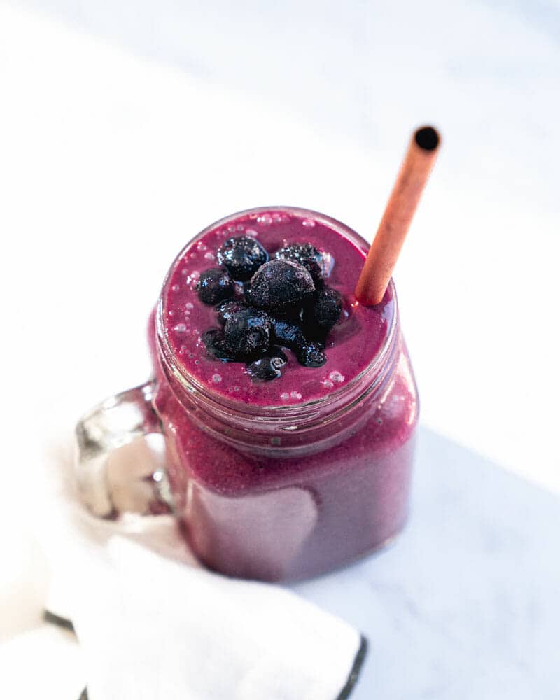 Best Blueberry Smoothie 3 Blueberry banana smoothie