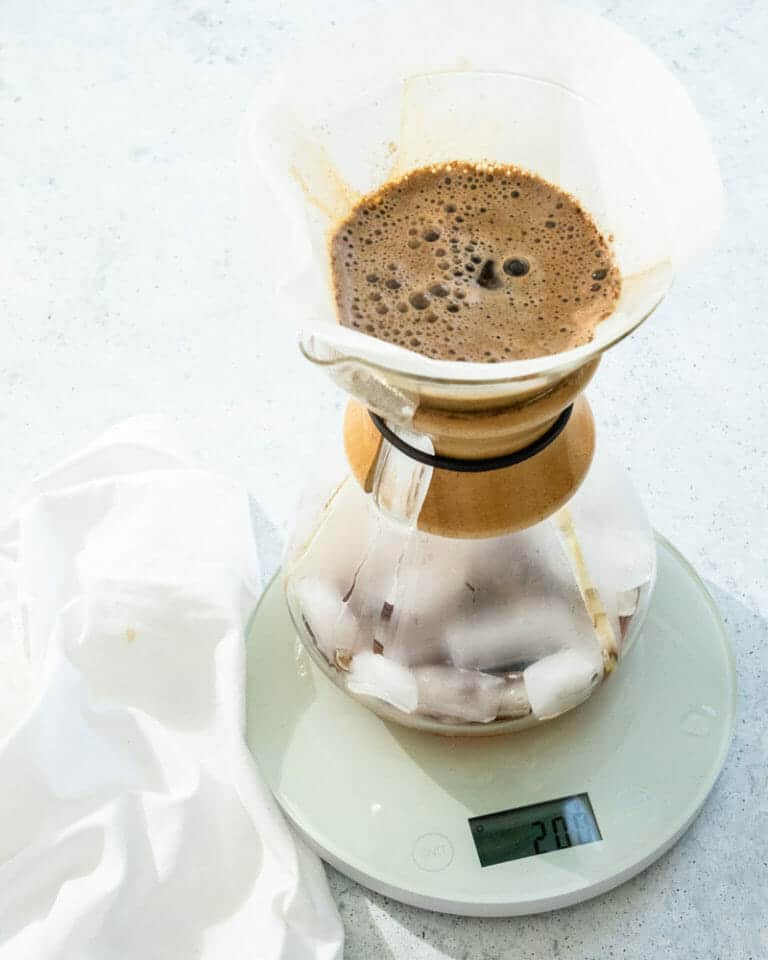 Chemex Iced Coffee in Just 10 Minutes!) A Couple Cooks