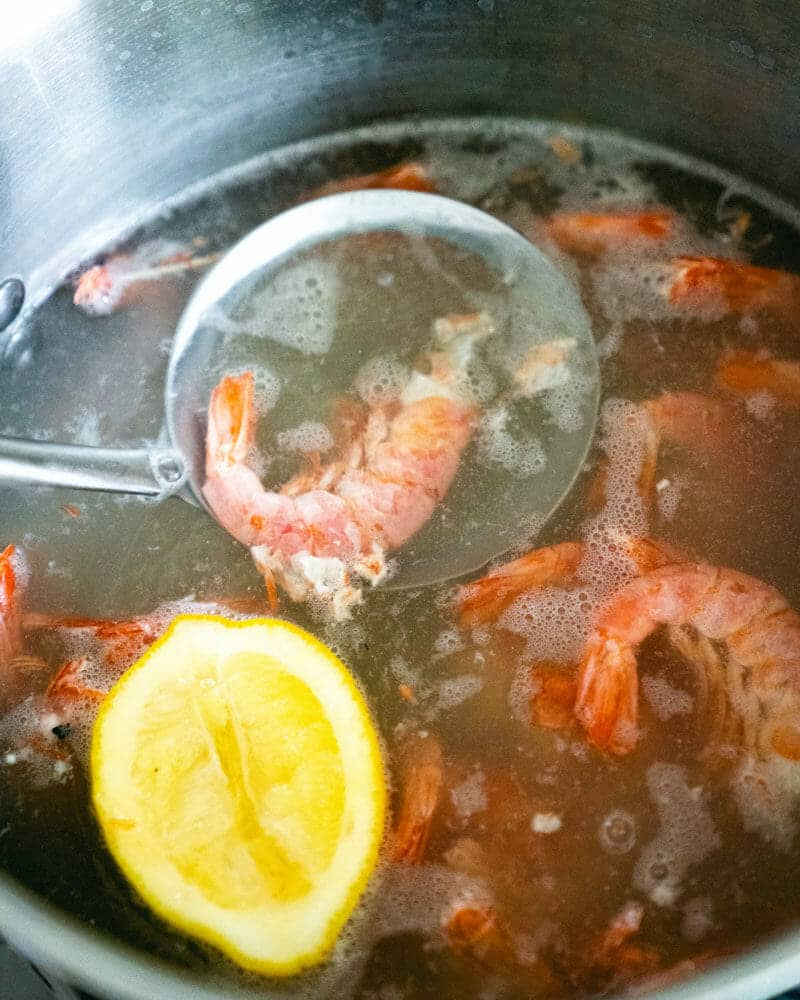 How to boil shrimp