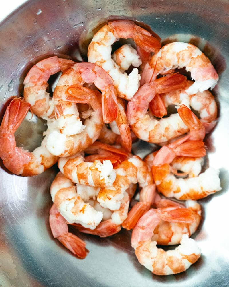 Boiled shrimp