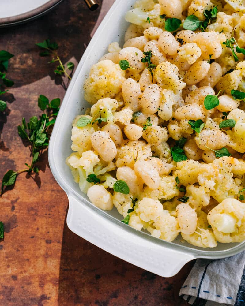 Cauliflower Casserole with Gnocchi A Couple Cooks