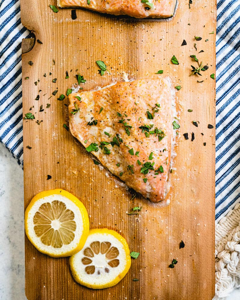 Easy Cedar Plank Salmon A Couple Cooks