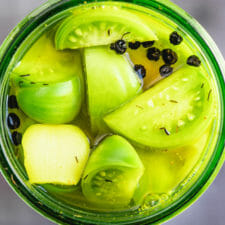 Quick Pickled Green Tomatoes-image