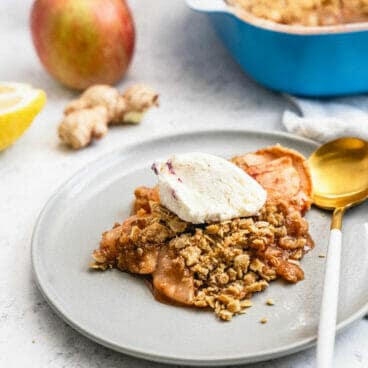 Gluten free apple crumble