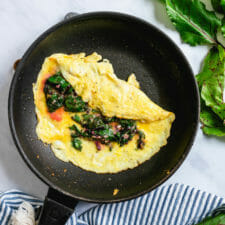 Omelette with Beet Greens Recipe-image