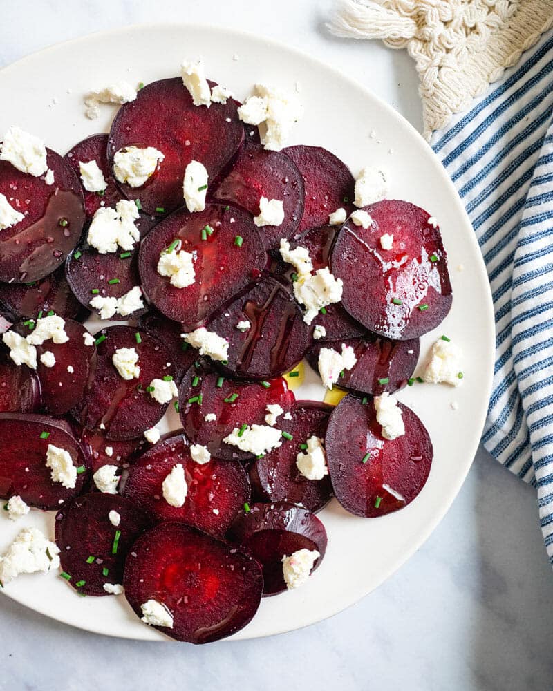 Roasted Beets with Goat Cheese A Couple Cooks