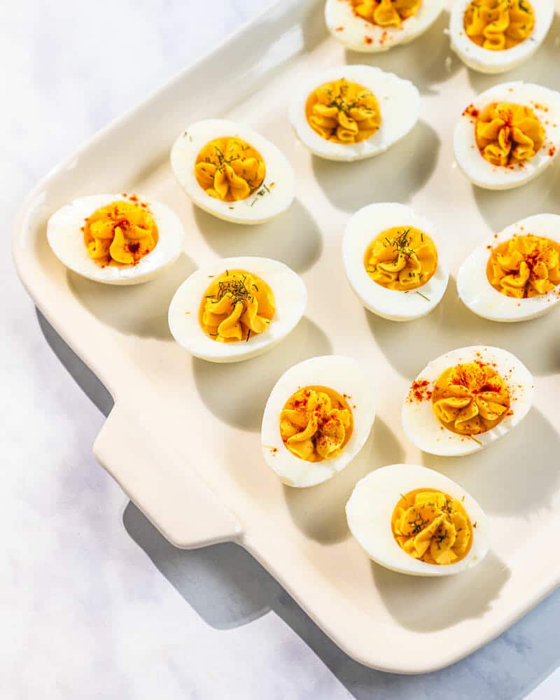 Easy Deviled Eggs A Couple Cooks