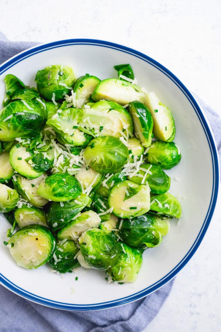 Instant Pot Brussels Sprouts with Parmesan (So Fast!) A Couple Cooks