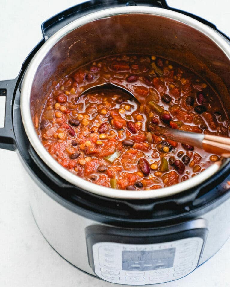 Best Ever Instant Pot Vegetarian Chili A Couple Cooks