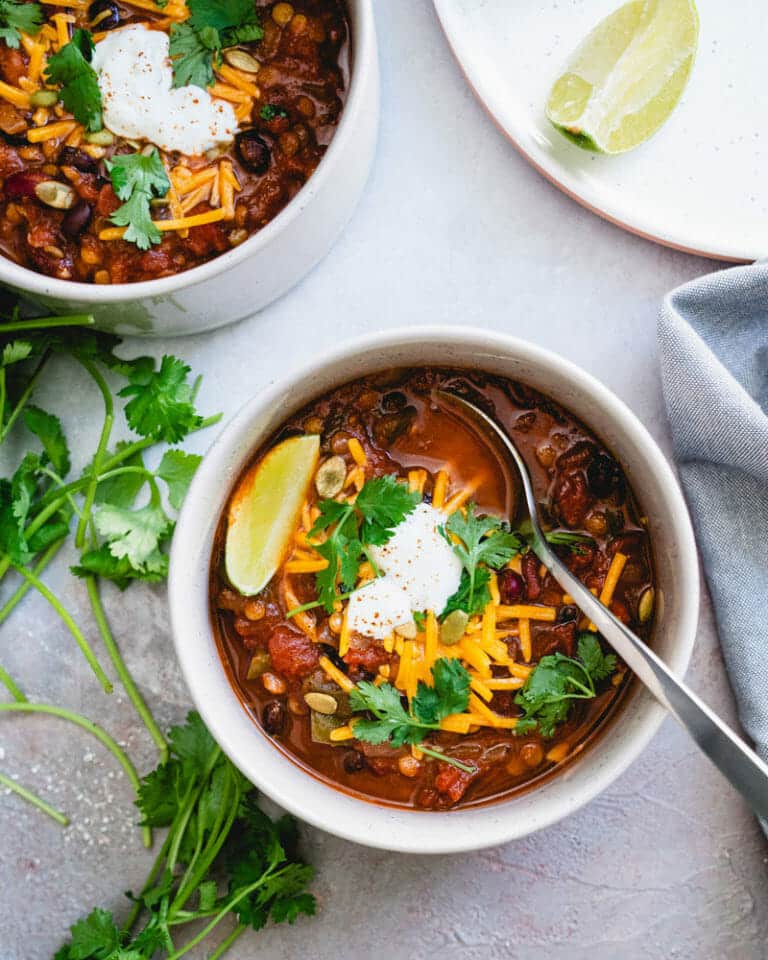 Best Ever Instant Pot Vegetarian Chili A Couple Cooks