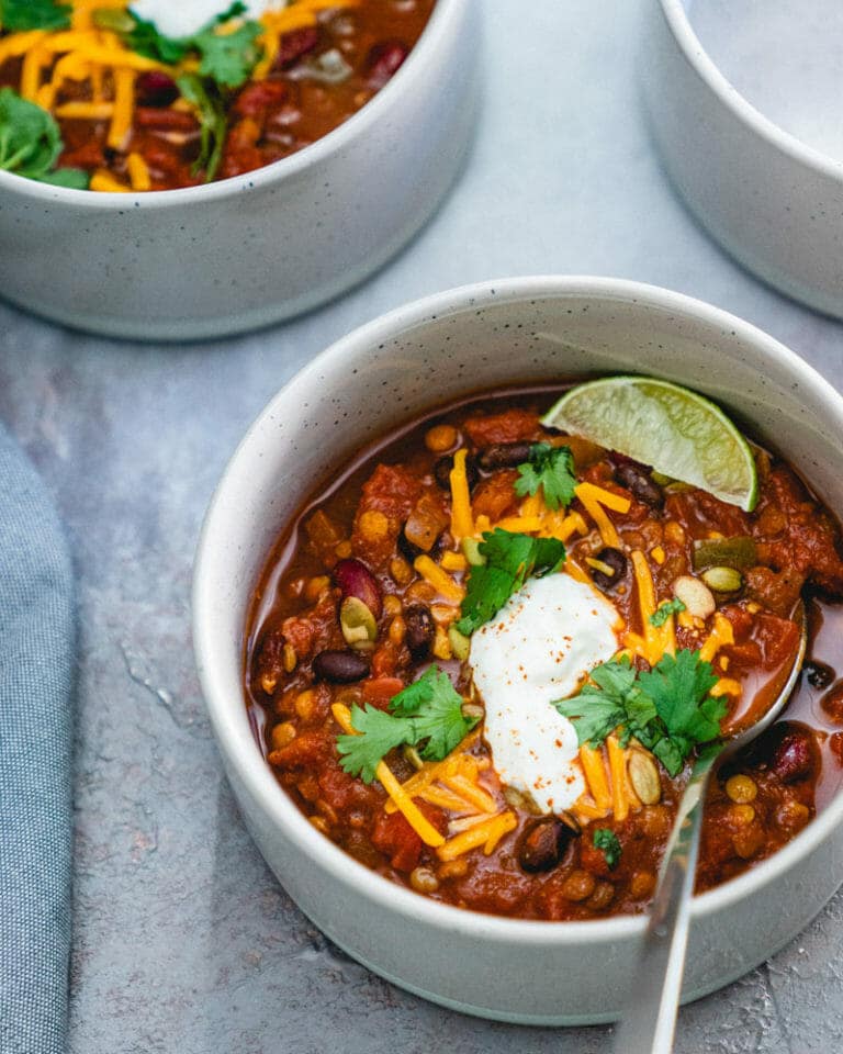 Best Ever Instant Pot Vegetarian Chili A Couple Cooks