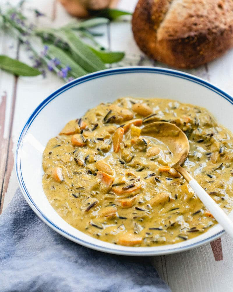 Wild rice soup