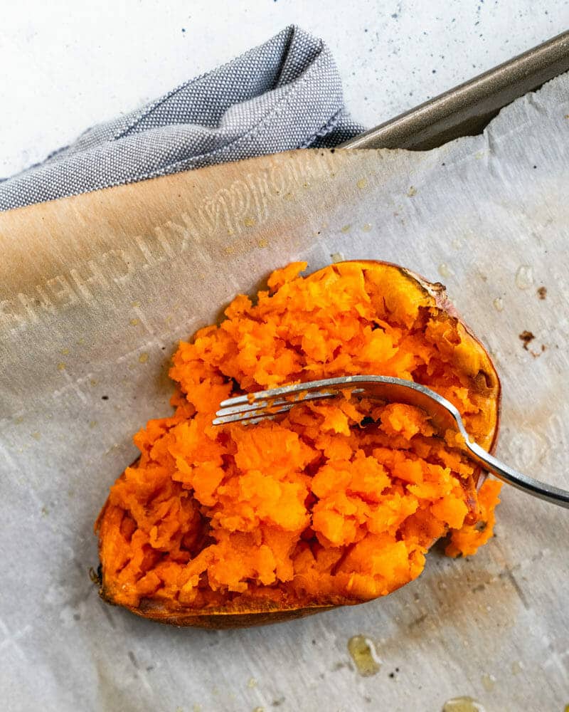 Baked sweet potato