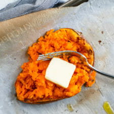 Quick Baked Sweet Potato-image