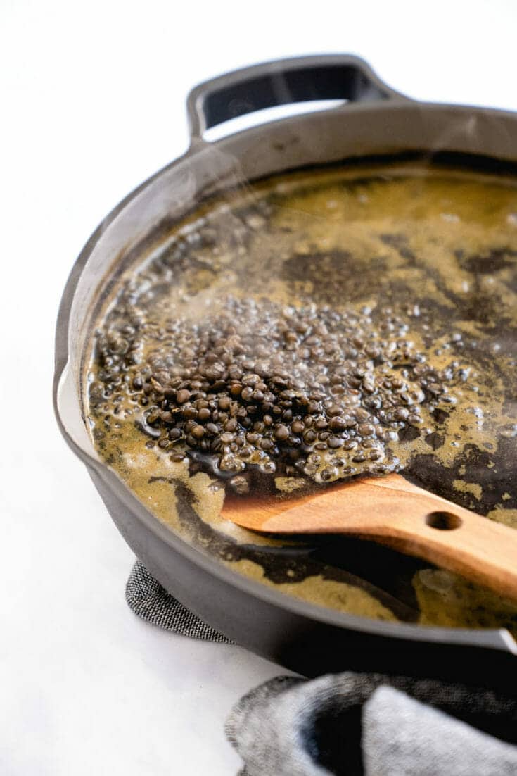 Seasoned Black Lentils Recipe – A Couple Cooks