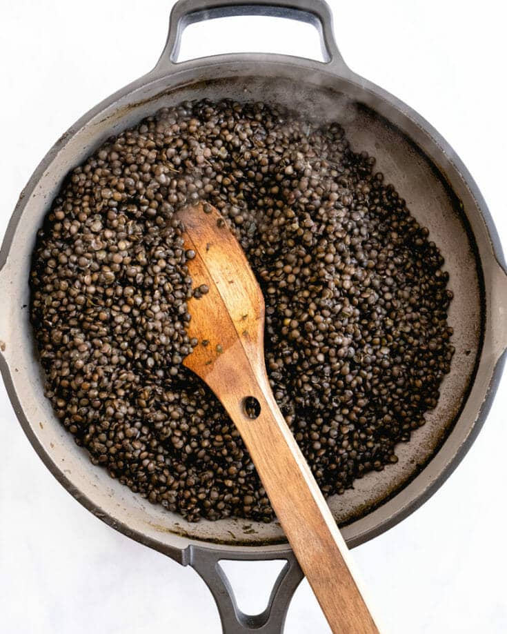 Seasoned Black Lentils Recipe – A Couple Cooks