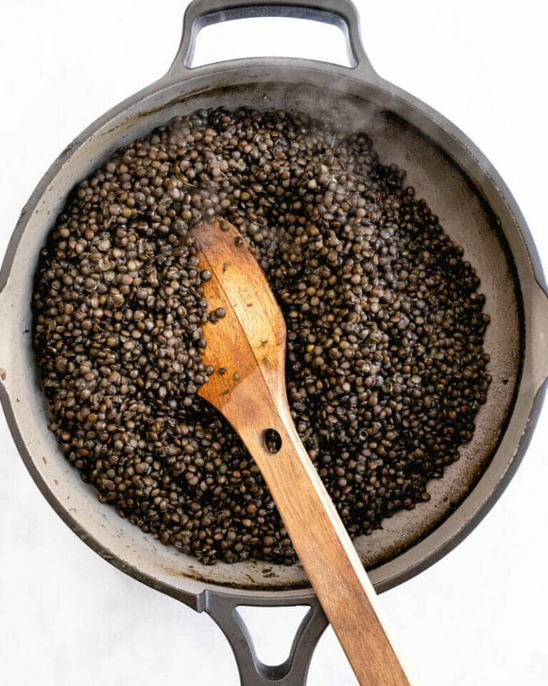 Seasoned Black Lentils Recipe A Couple Cooks