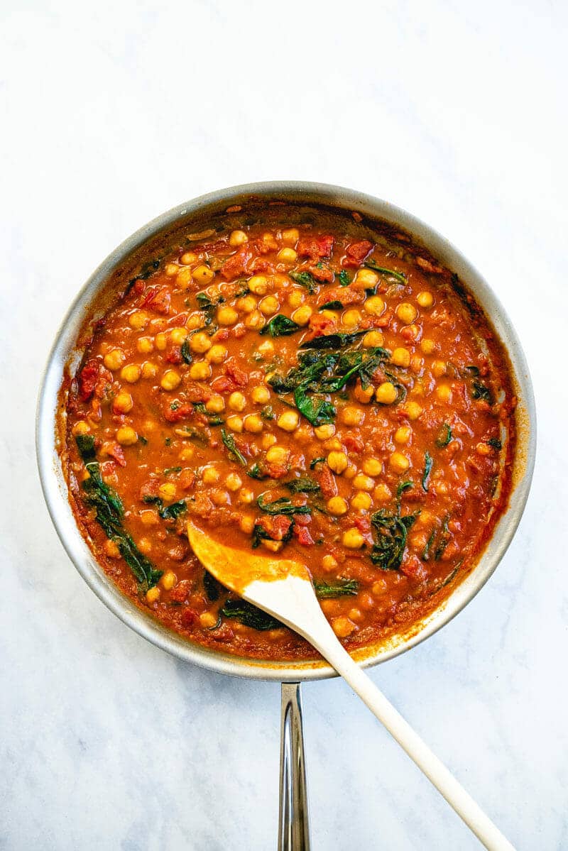 Vegan chickpea curry