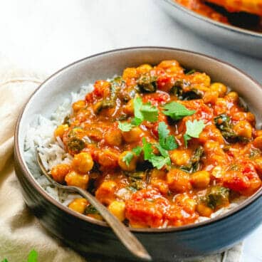 Vegan chickpea curry