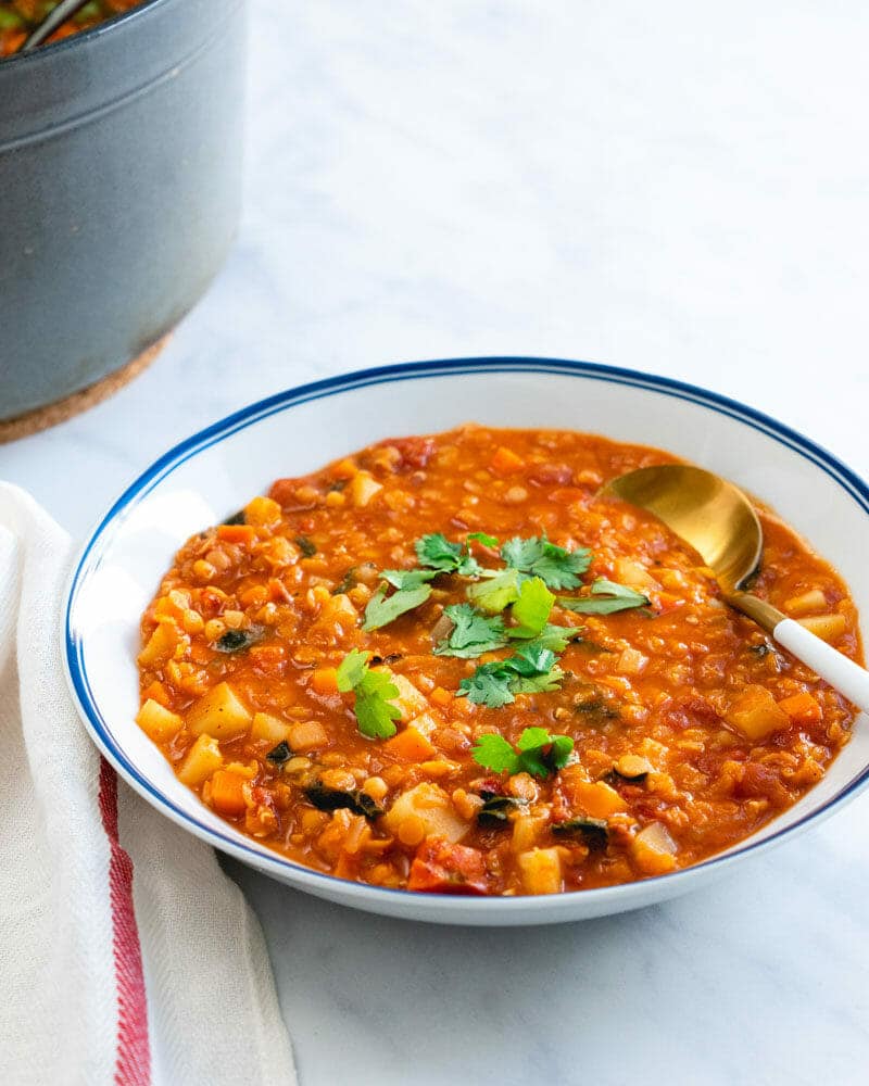 Curry lentil soup