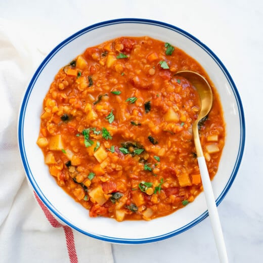 Simple Red Lentil Soup A Couple Cooks