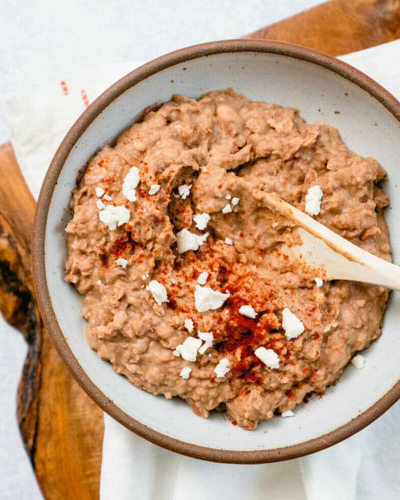 Homemade Refried Beans (Easy & Healthy!) A Couple Cooks