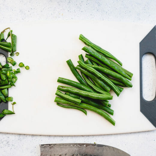 How to Trim Green Beans...Fast! A Couple Cooks