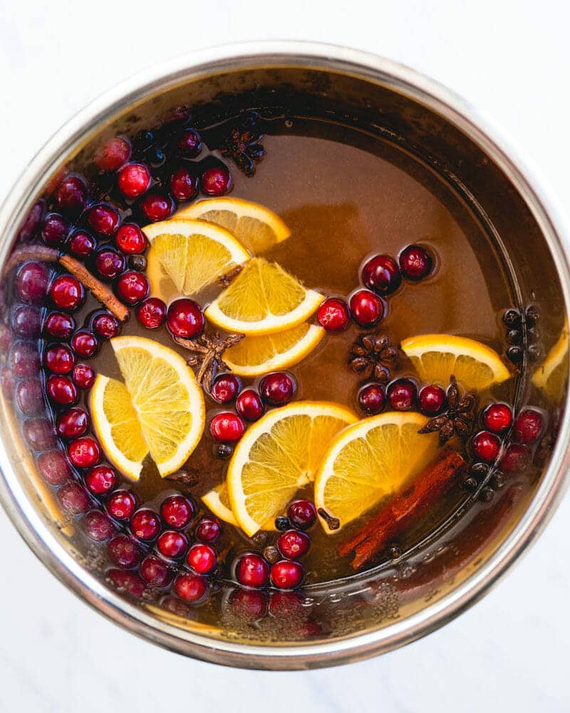 Slow Cooker Mulled, Spiced, & Spiked Apple Cider