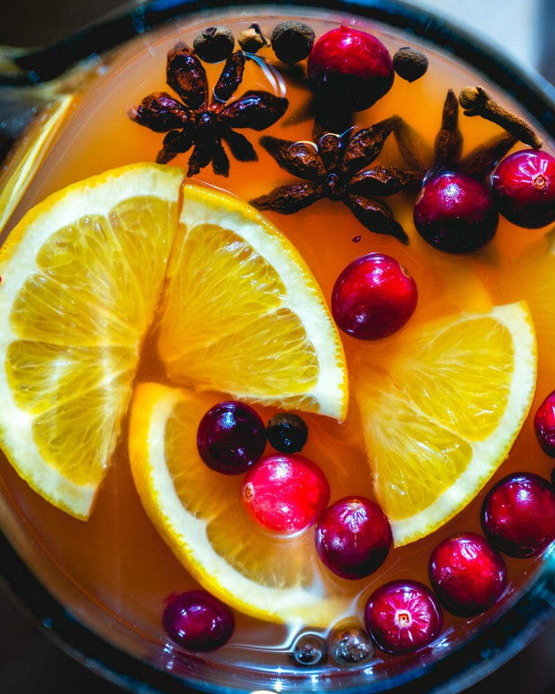 Spiked mulled cider